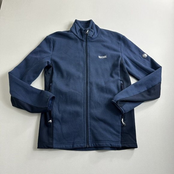 Regatta Great Outdoors Mens Highton Fleece Jacket Size Medium Blue Full Zip - Picture 1 of 12